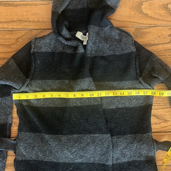 Remain Birger Christensen Knitted Hoodie Belted Cardigan Wool blend Size S - Picture 10 of 10